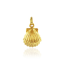 Load image into Gallery viewer, Hawaiian Sea Shell Charm in 14K Yellow, White or Pink Gold
