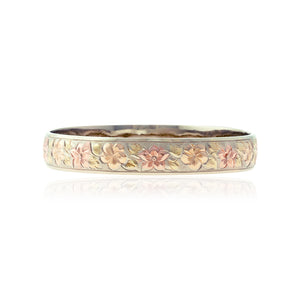 Multicolor 10mm Hakuleilani Bangle Bracelet in 14K Gold