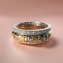 Load image into Gallery viewer, Diamond Rings with Hawaiian Engraving
