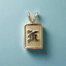 Load image into Gallery viewer, Hawaiian 12mm Raised Initial &quot;K&quot; Pendant in 18K Yellow Gold
