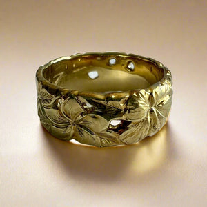 Pukalani Flower 8mm Ring