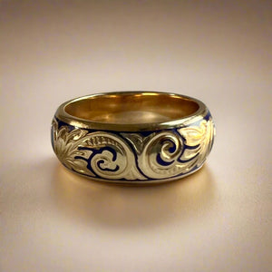 Ali'i 8mm Ring in 14K Yellow Gold