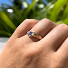 Load image into Gallery viewer, Heart Initial Hawaiian Ring in 14K Gold
