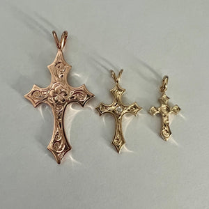 Hawaiian Byzantine Cross Pendants 