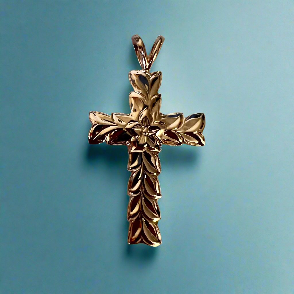 Shiny Maile Cross Pendant 